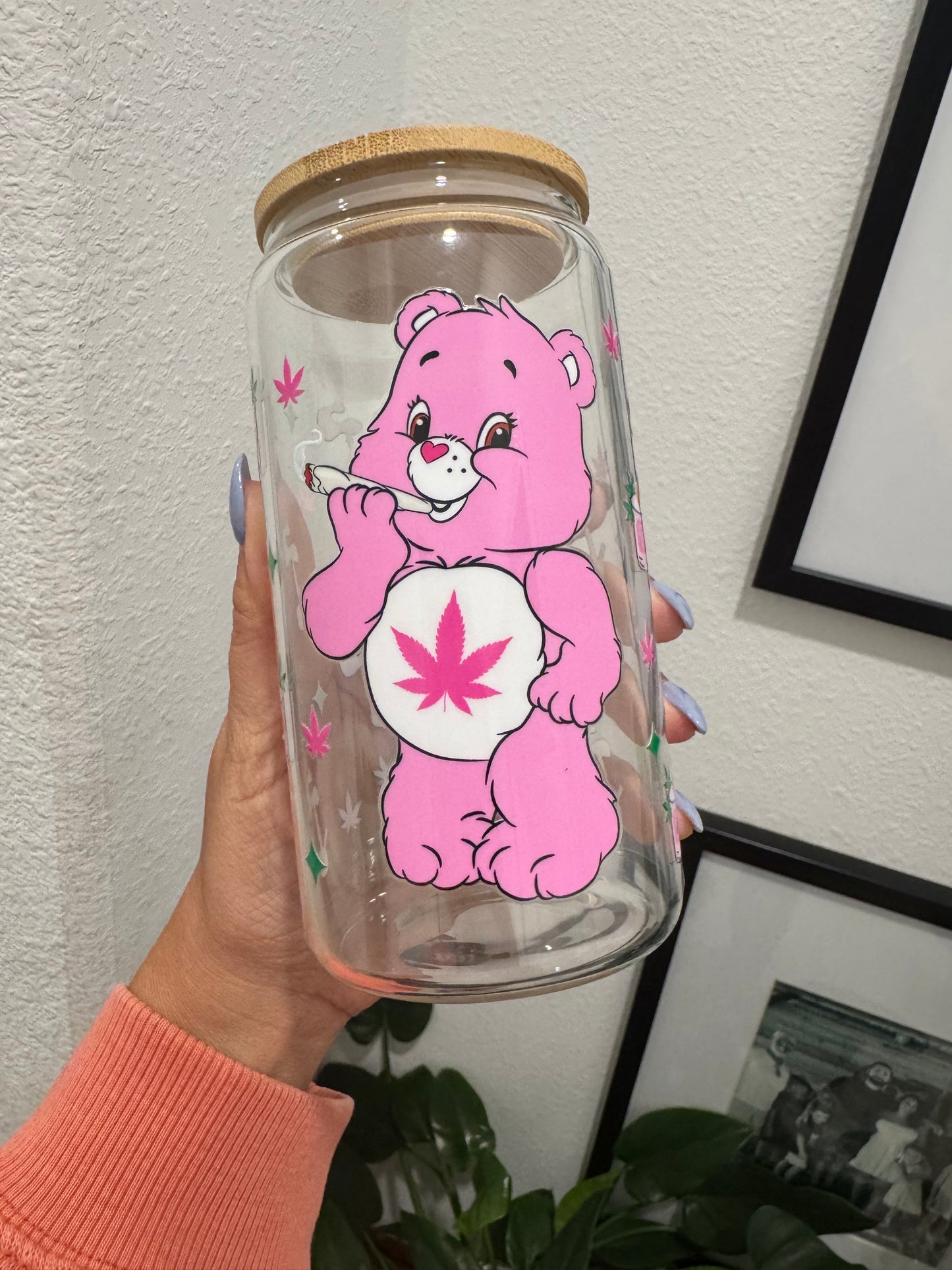 420 Care Bears Mary Jane UV DTF Wrap Transfer 16oz | No Heat Needed | Waterproof | Permanent Adhesive