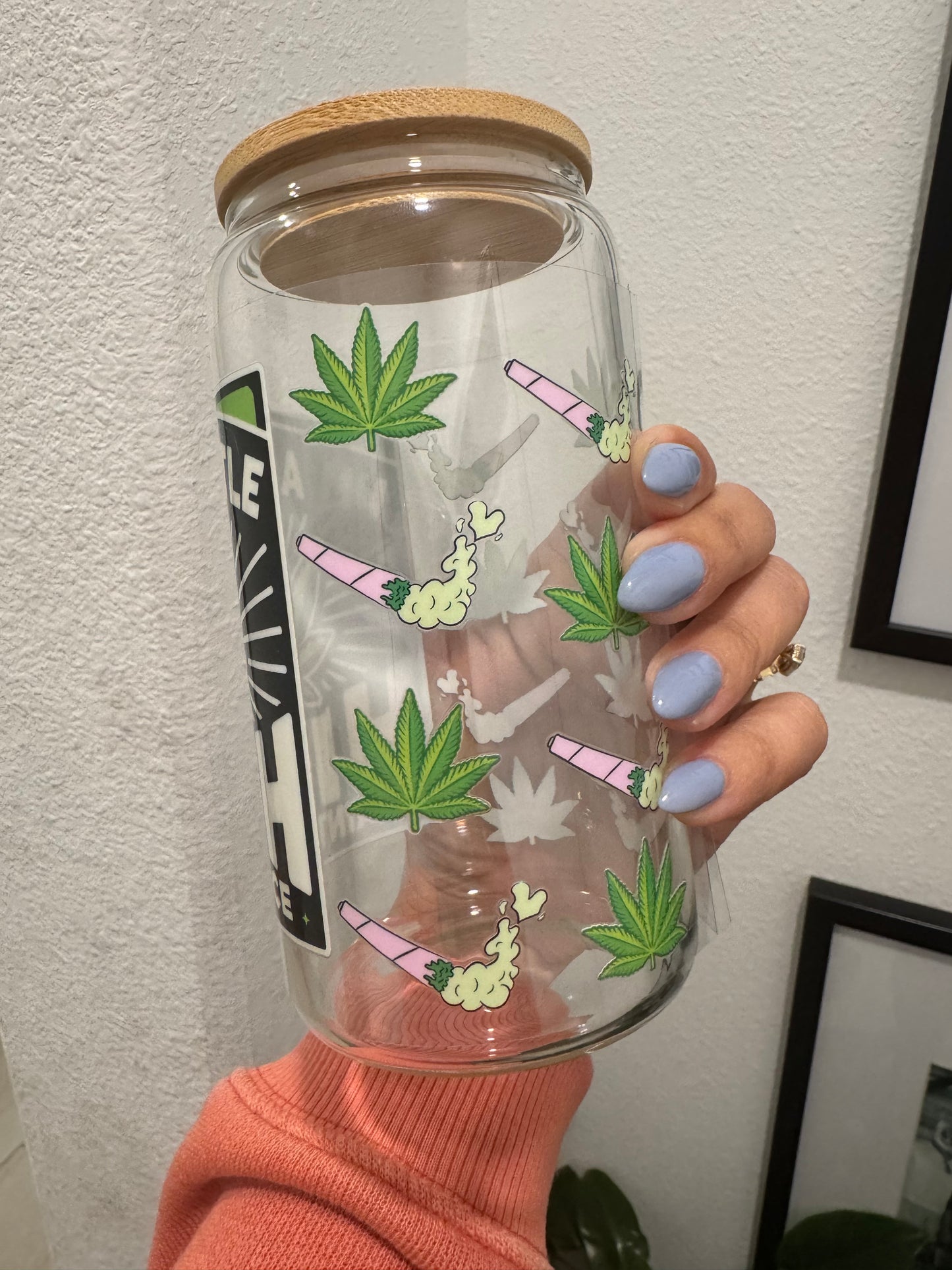 I’m a Little High Maintenance 420 Mary Jane UV DTF Wrap Transfer 16oz | No Heat Needed | Waterproof | Permanent Adhesive