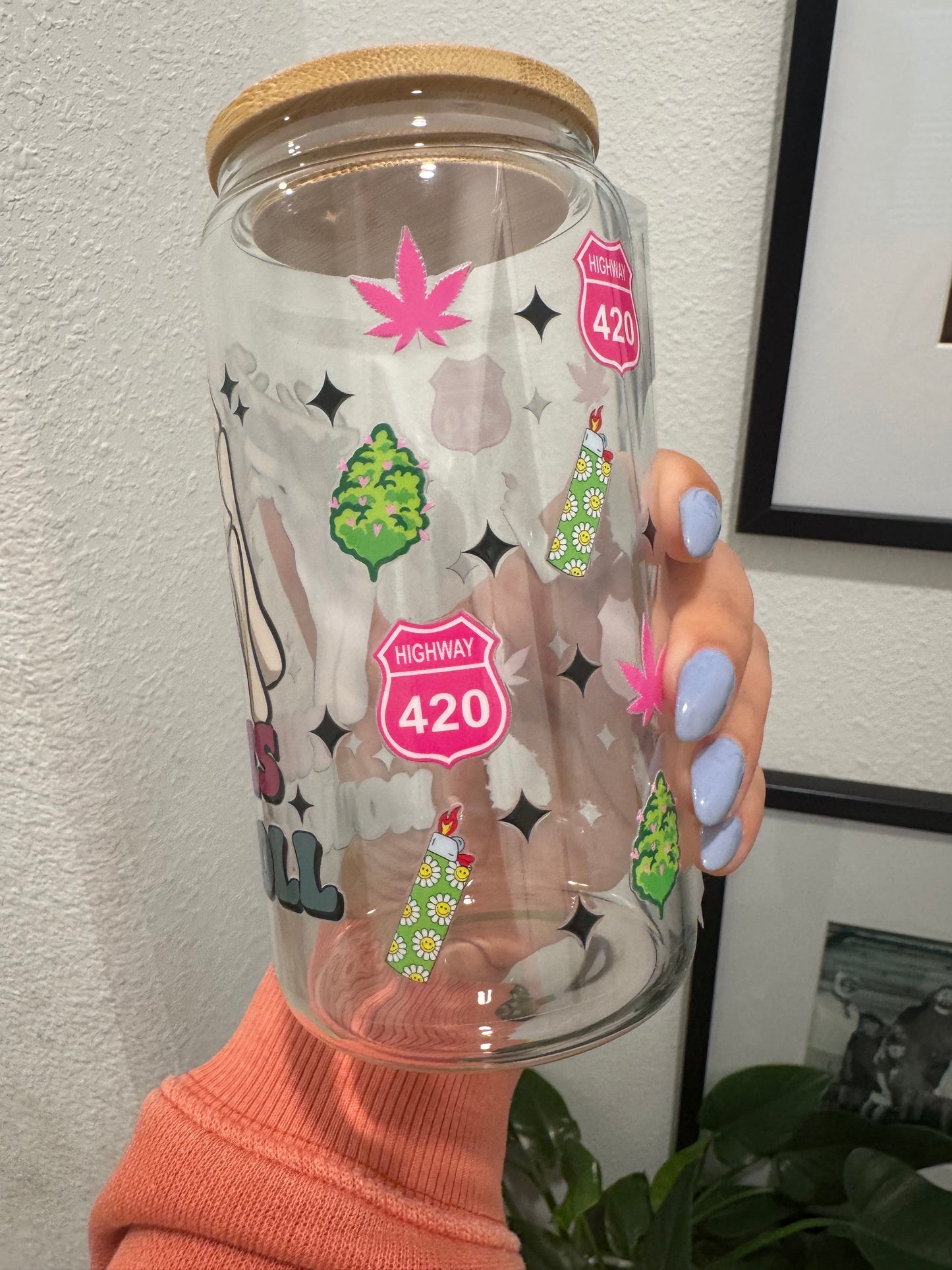 420 Mary Jane UV DTF Wrap Transfer 16oz | No Heat Needed | Waterproof | Permanent Adhesive