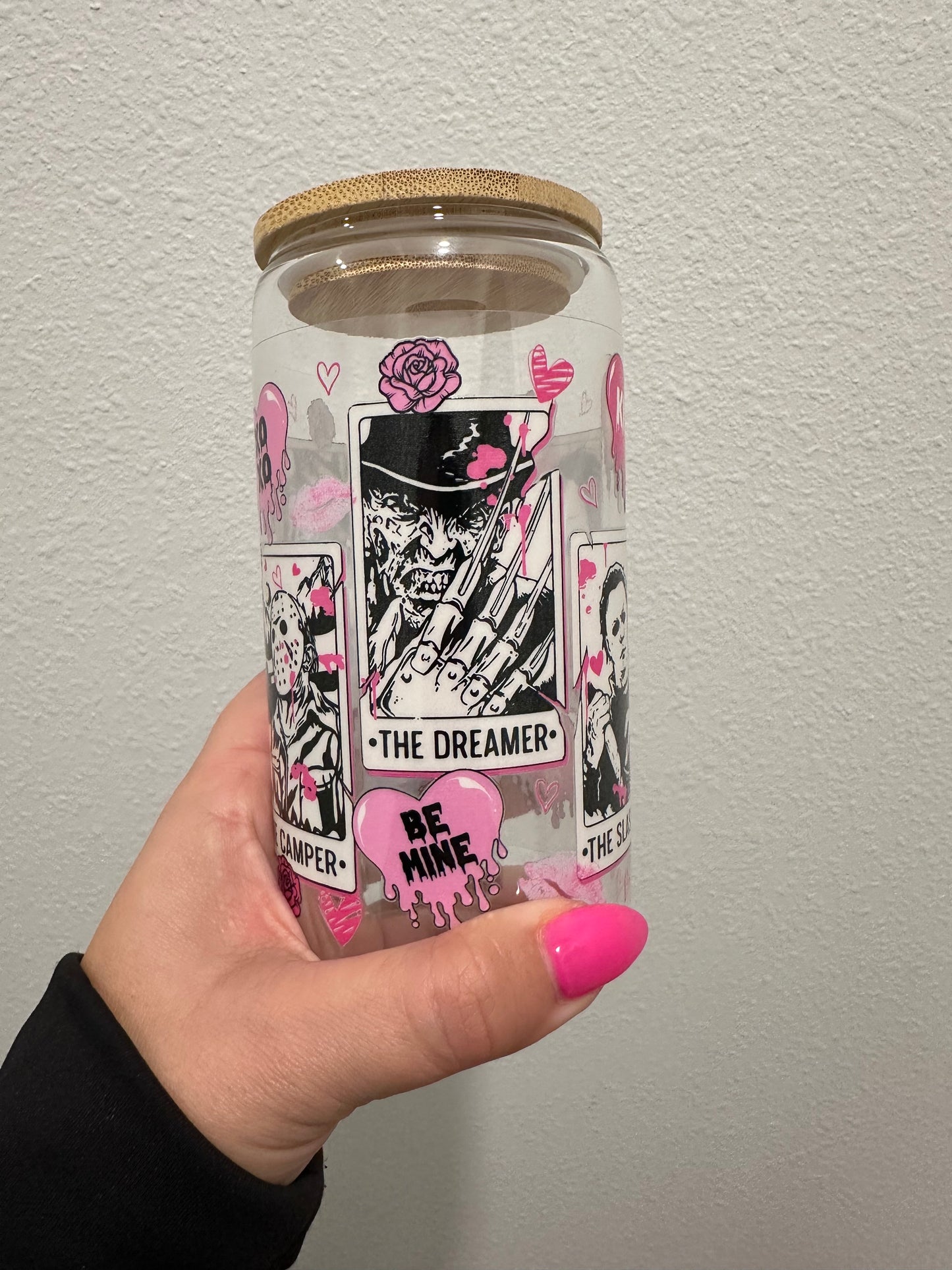 Horror Characters Tarot Cards UV DTF Wrap Transfer 16oz | No Heat Needed | Waterproof | Permanent Adhesive