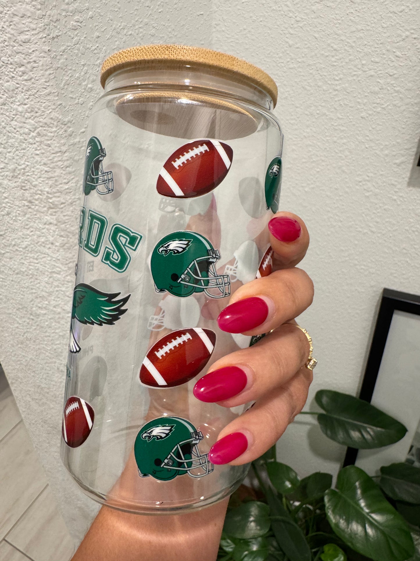 Go Birds Philadelphia Eagles UV DTF Wrap Transfer 16oz | No Heat Needed | Waterproof | Permanent Adhesive