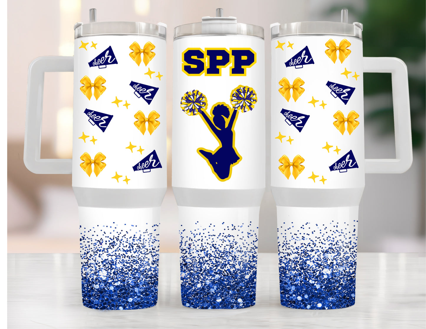 SPP Cheer Bows South Pasco Predators 40oz Tumbler