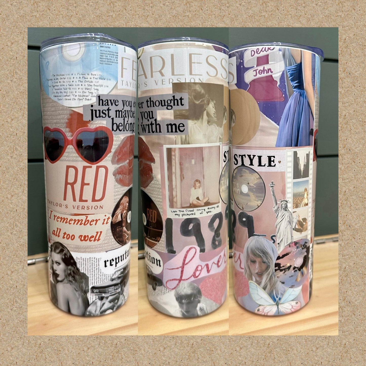 Taylor Swift Album Cover Fan Art 20 oz Tumbler