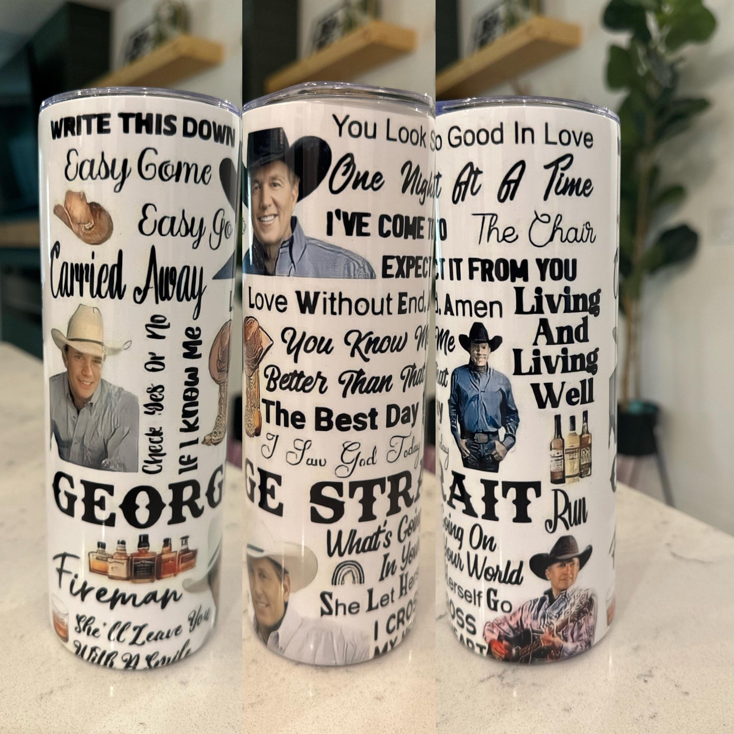 George Strait 20 oz Tumbler