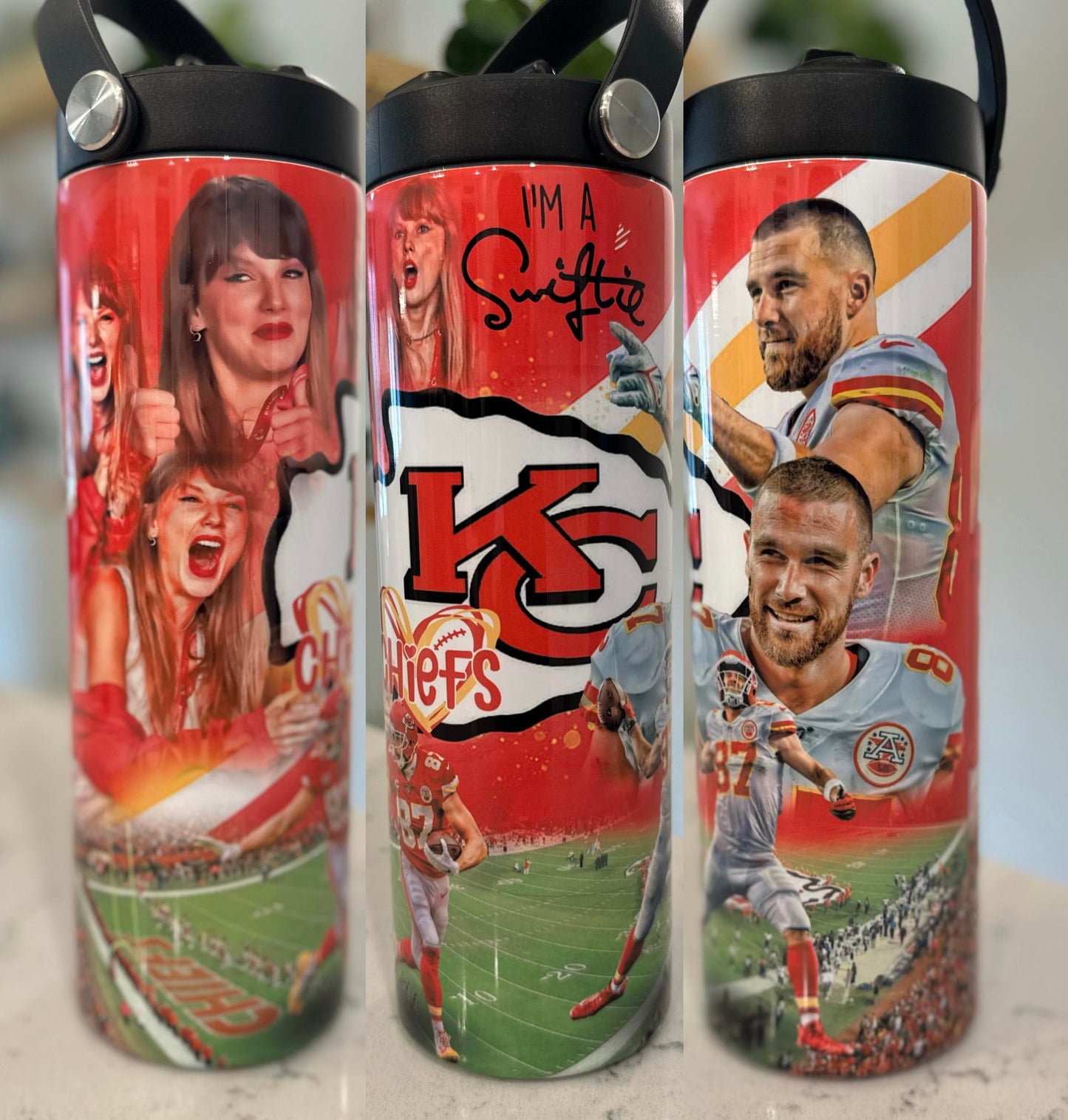 T Swift Kelce 20 oz Tumbler