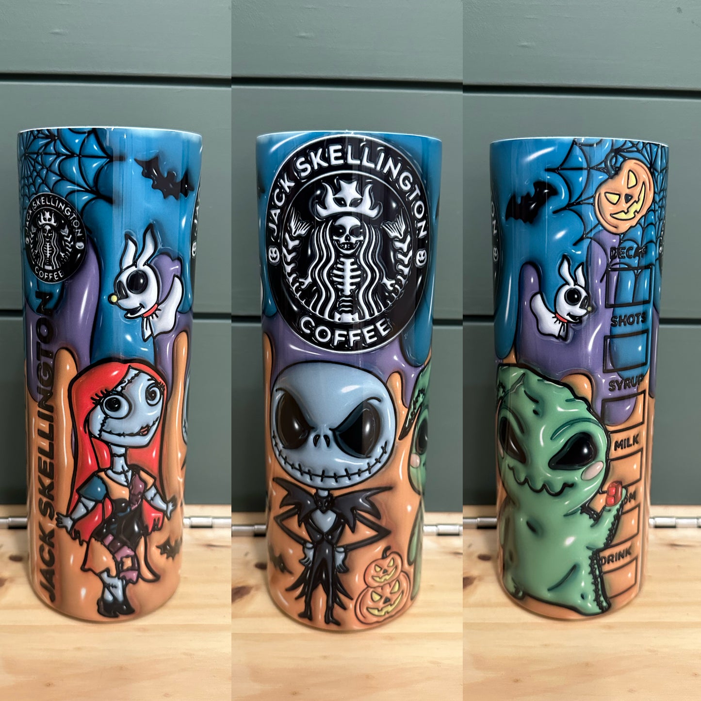 Nightmare Before Christmas Inflated 20 oz Tumbler