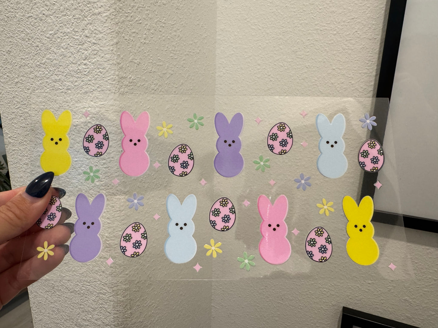 Peeps Easter Faith UV DTF Wrap Transfer 16oz | No Heat Needed | Waterproof | Permanent Adhesive