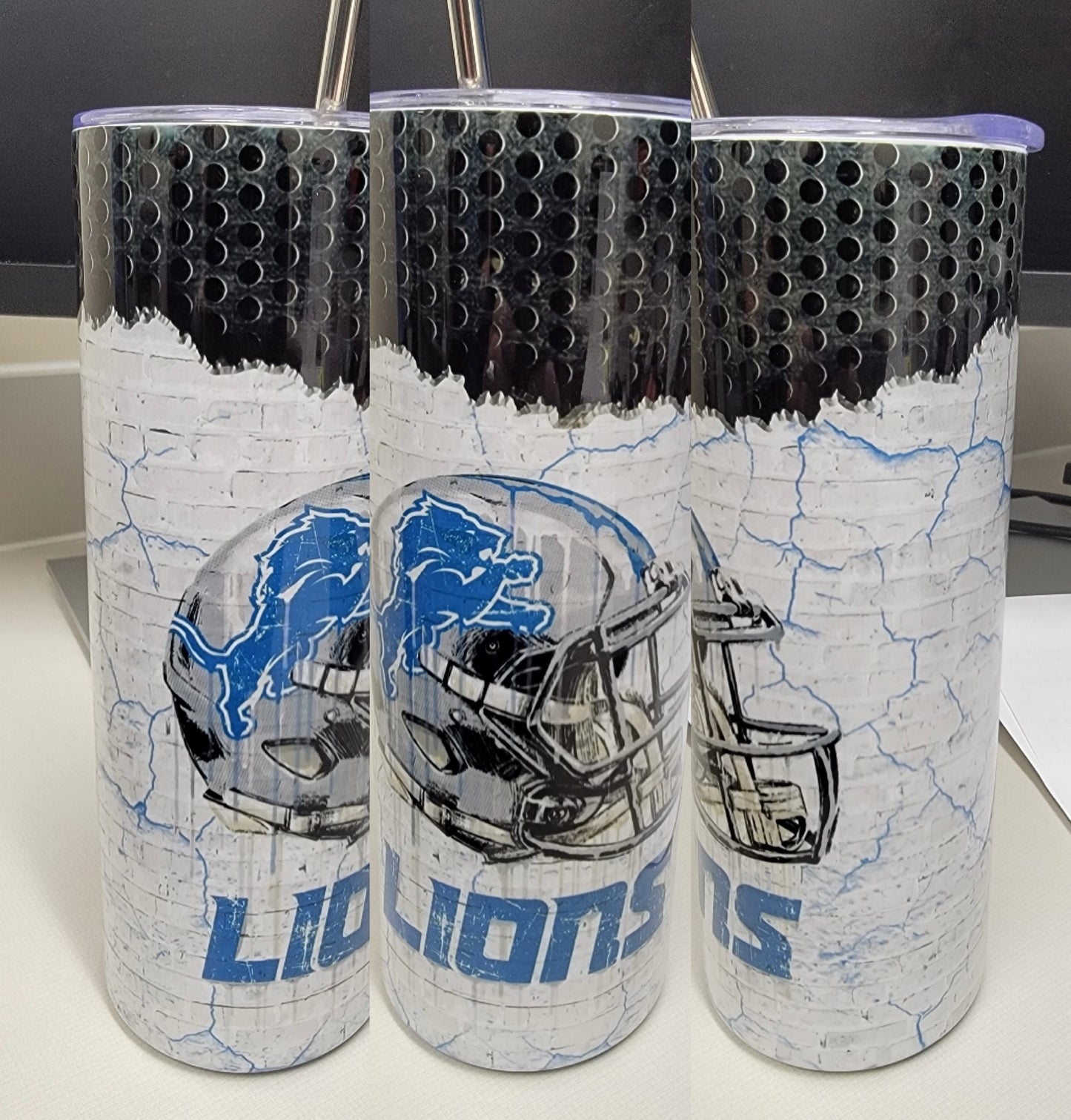 Detroit Lions Helmet NFL 20 oz Tumbler