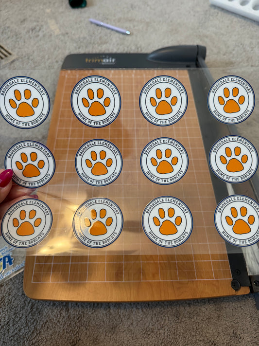 (50) Brookdale 2in Stickers for Raquel