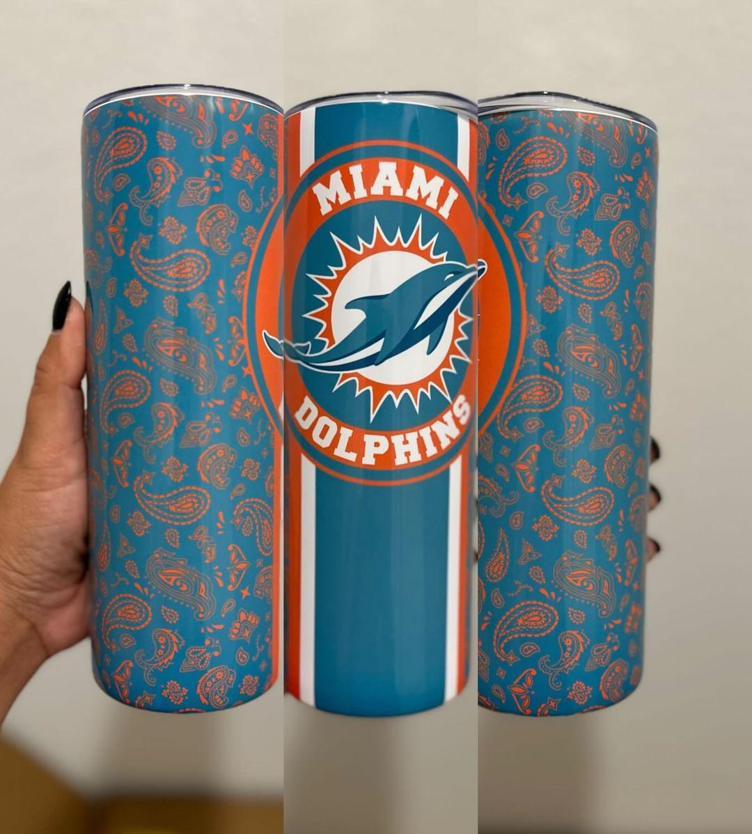 Miami Dolphins NFL 20 oz Tumbler