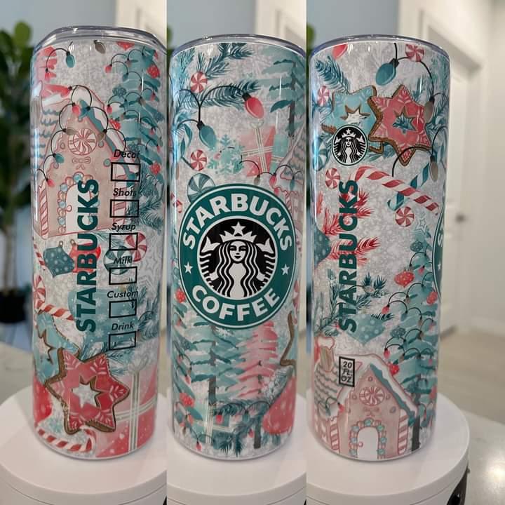 Starbucks Holiday Cookie Lights 20 oz Tumbler