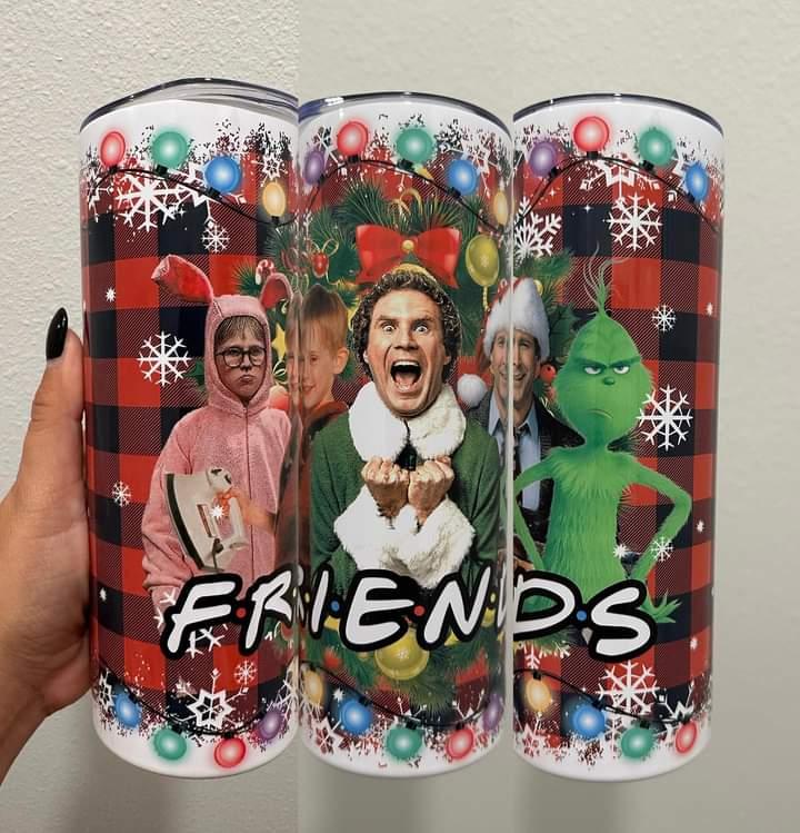 Christmas Movie Friends 20oz Tumbler