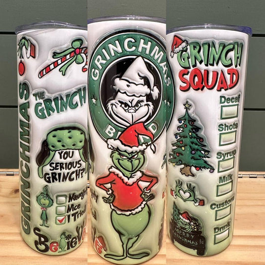 Grinchmas Coffee Grinch Squad 20oz Tumbler