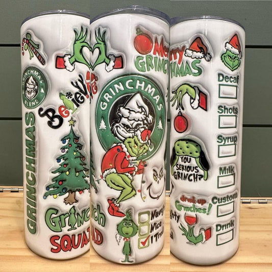 Grinchmas Coffee Merry Grinchmas 20oz Tumbler