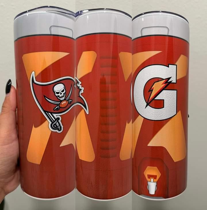 Tampa Bay Buccaneers Gatorade NFL 20 oz Tumbler