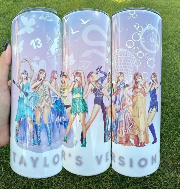 Taylor's Version Personalized Fan Art 20 oz Tumbler