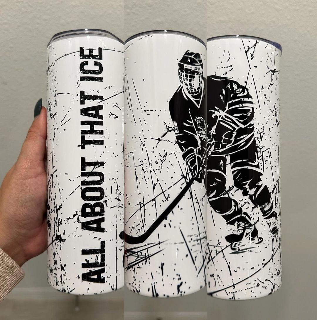 All About That Ice Hockey 20oz Tumbler