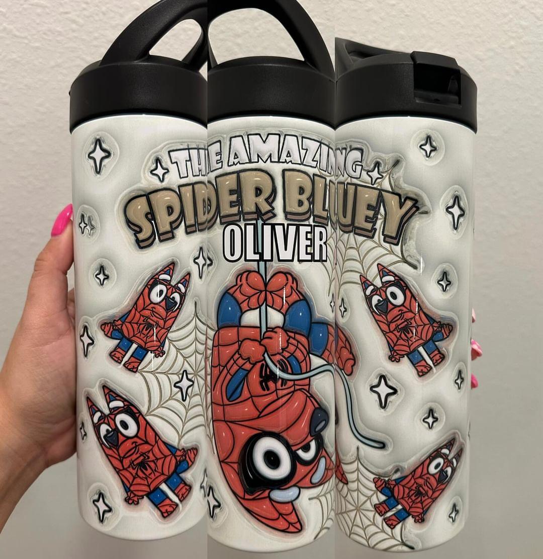 The Amazing Spiderman Bluey 20 oz Tumbler