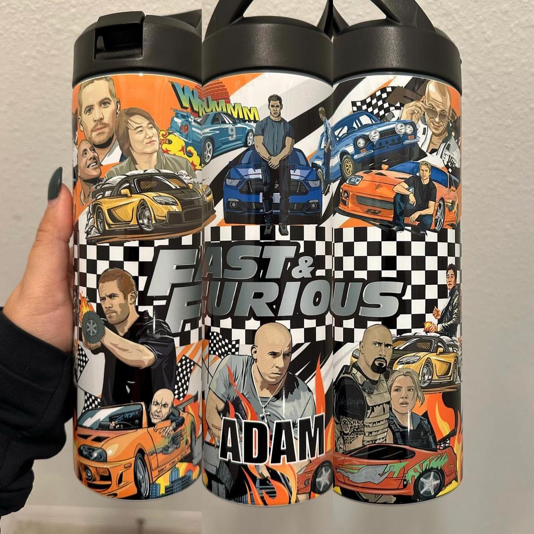 Fast and Furious 20 oz Tumbler