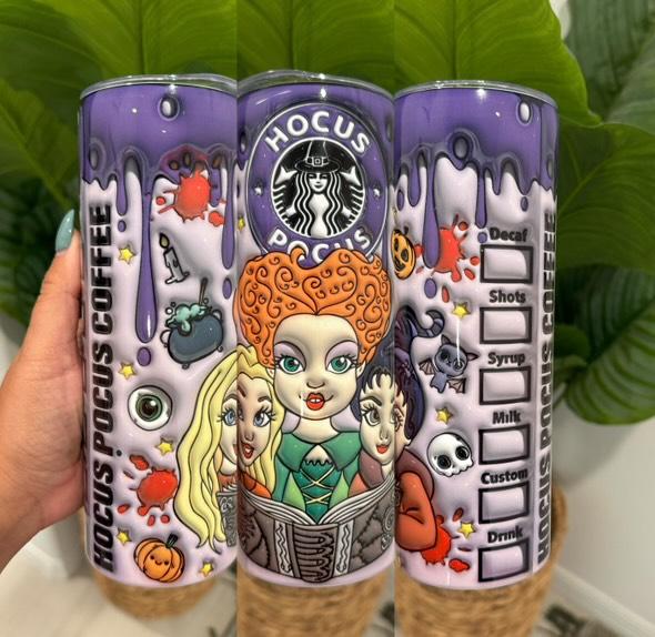 Sanderson Sisters Brewing Hocus Pocus 20oz Halloween Tumbler