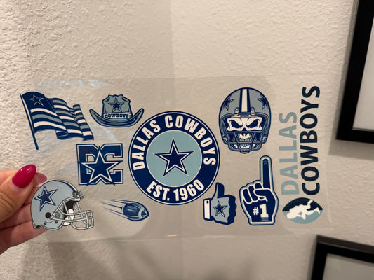 Dallas Cowboys UV DTF