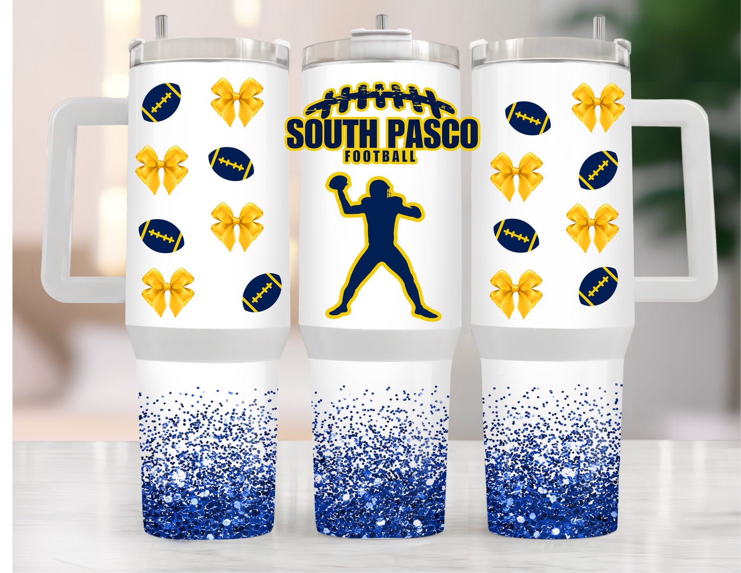 SPP Football Bow South Pasco Predators 40oz Tumbler