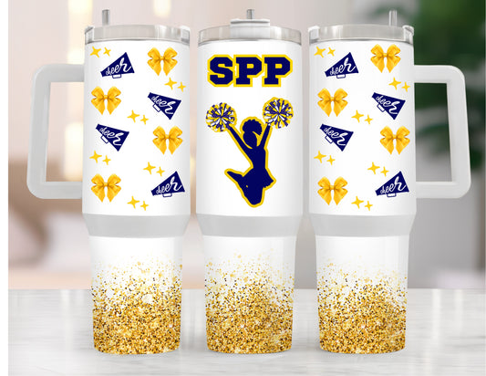 SPP Cheer Bows South Pasco Predators 40oz Tumbler