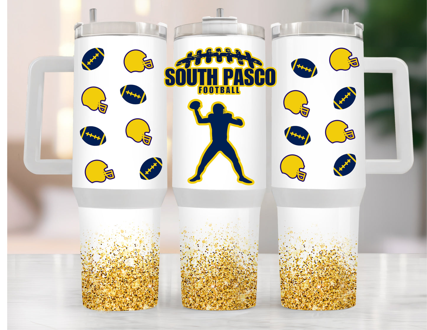 SPP Football Helmets South Pasco Predators 40oz Tumbler