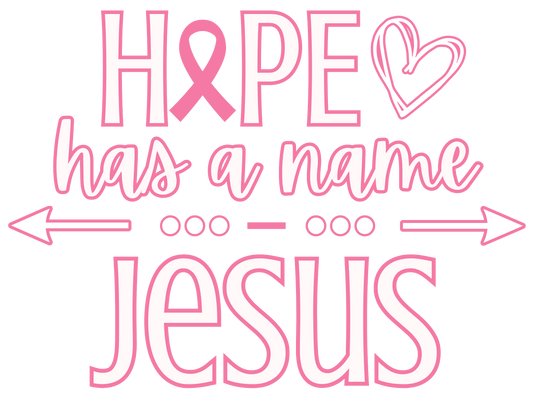 Hope Has a Name Car Decal