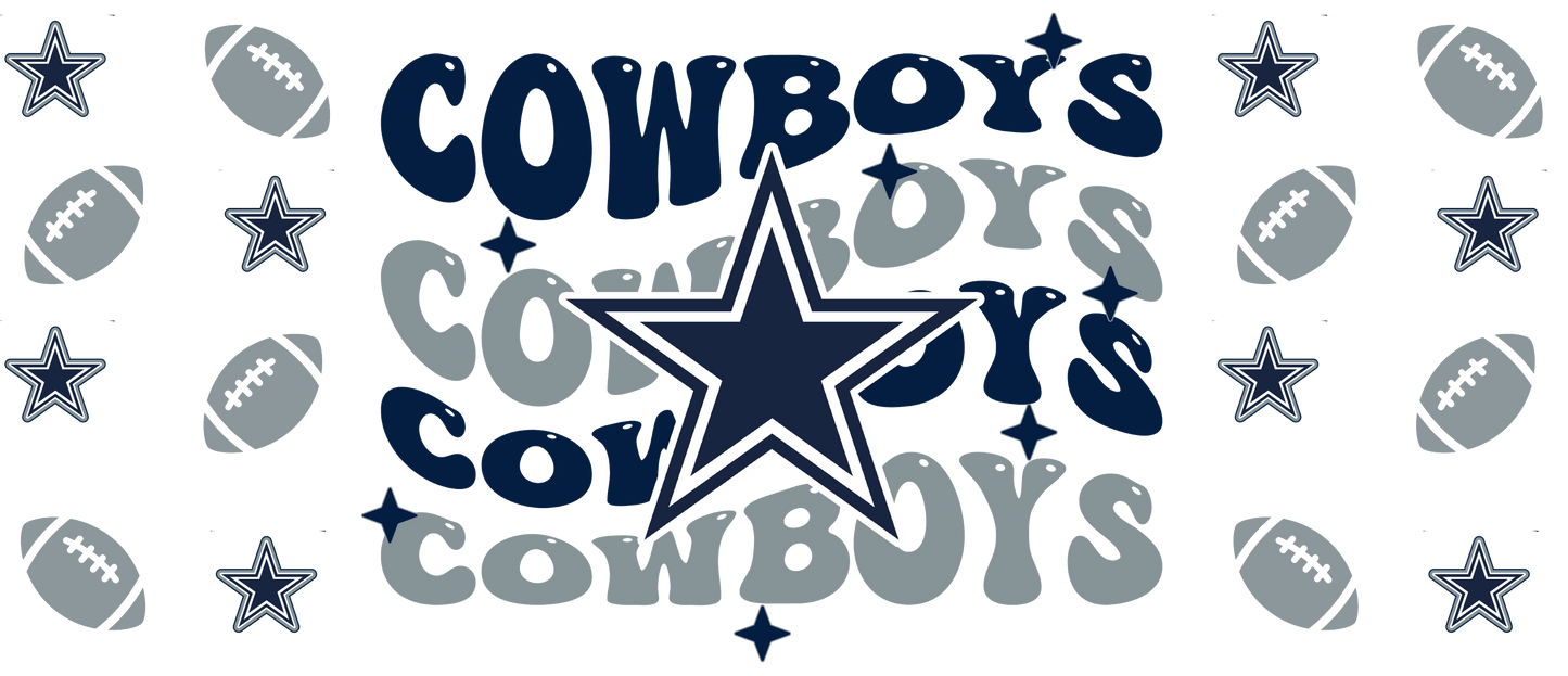 Dallas Cowboys Stars UV DTF