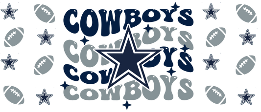 Dallas Cowboys Stars UV DTF