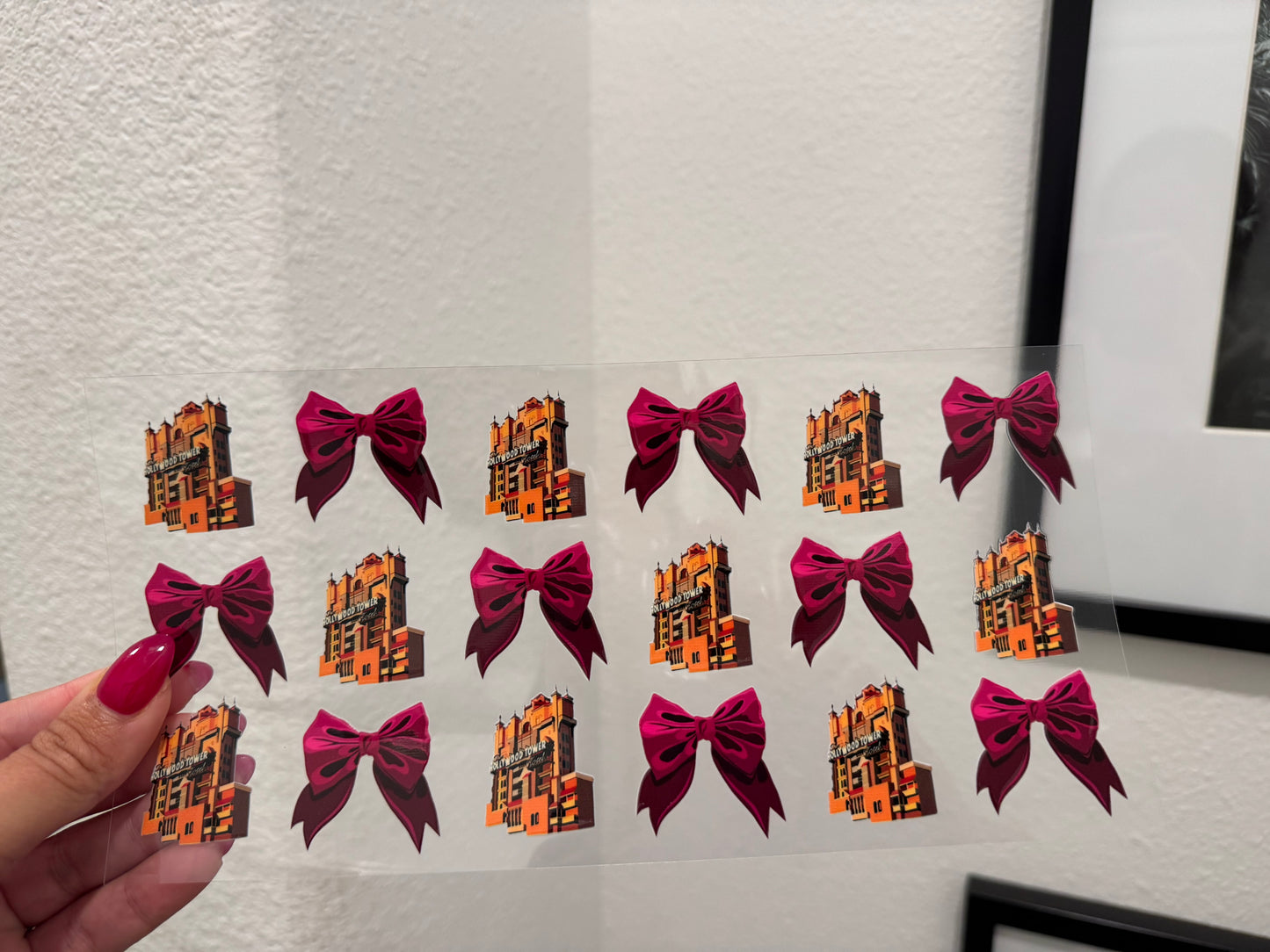 Tower of Terror 2 UV DTF Wrap Transfer 16oz | No Heat Needed | Waterproof | Permanent Adhesive