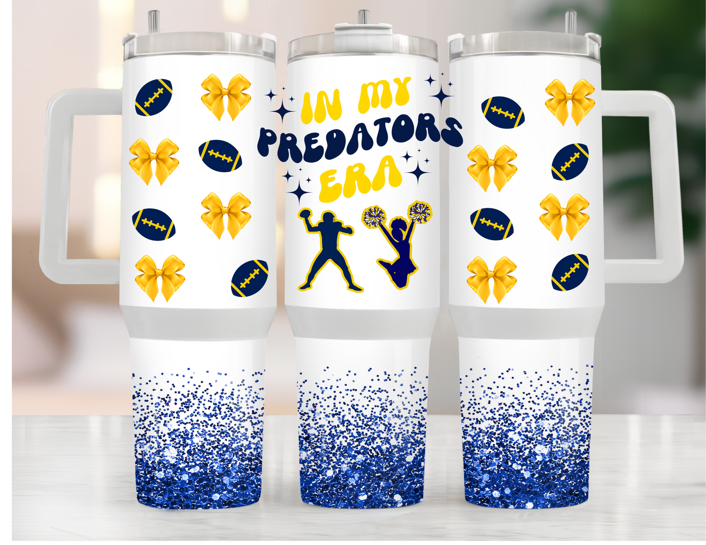 SPP Cheer and Football South Pasco Predators 40oz Tumbler