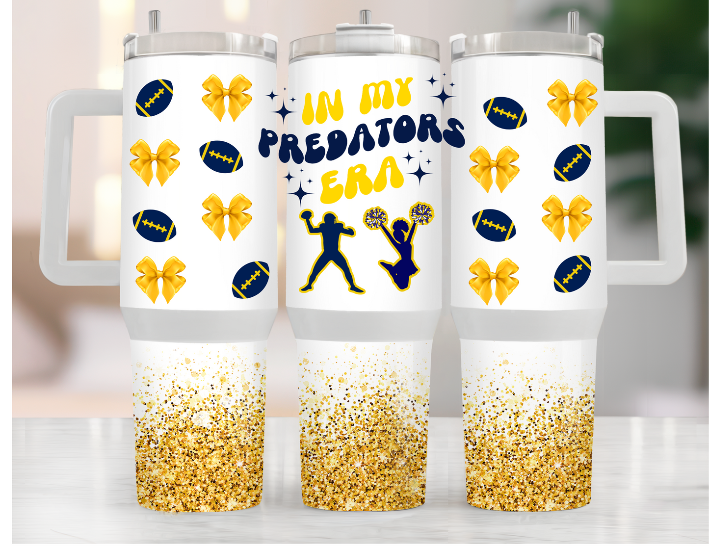 SPP Cheer and Football South Pasco Predators 40oz Tumbler