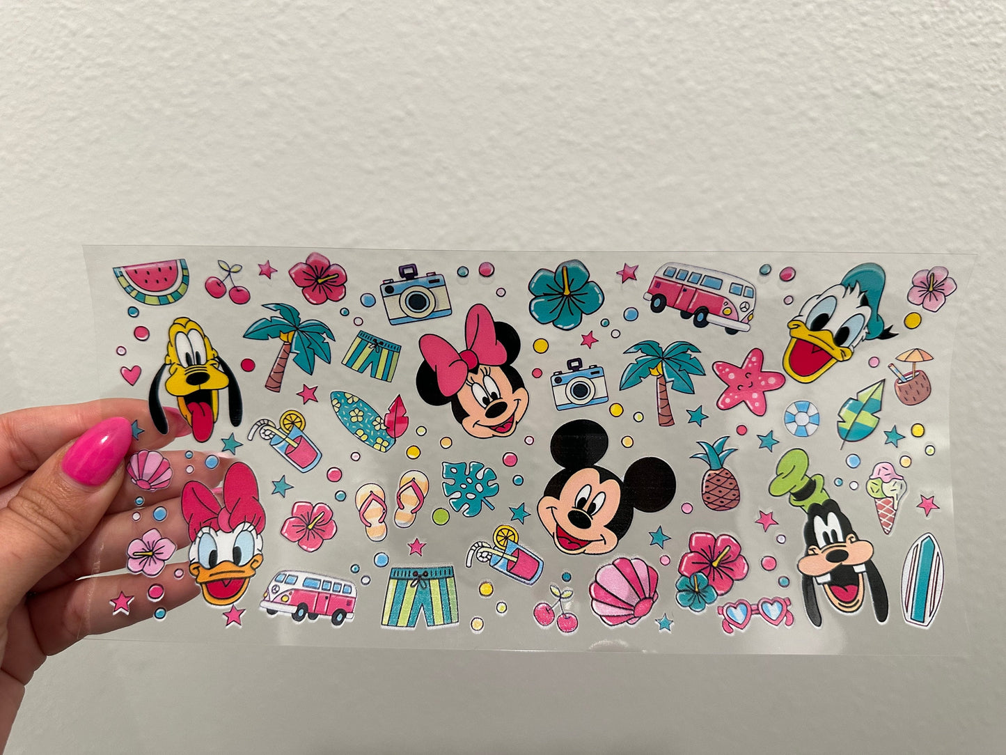 Disney Mystery Bundle UV DTF Wrap Transfer 16oz | No Heat Needed | Waterproof | Permanent Adhesive