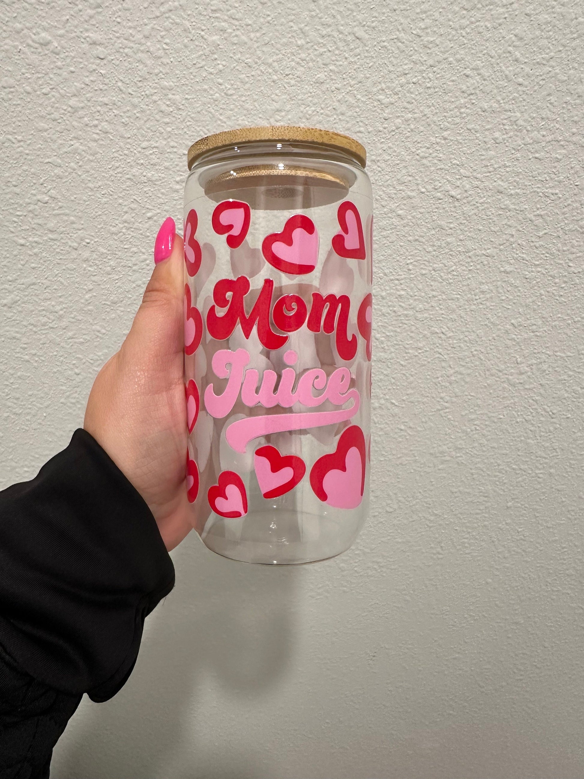 Mom Juice UV DTF Wrap Transfer 16oz | No Heat Needed | Waterproof | Permanent Adhesive