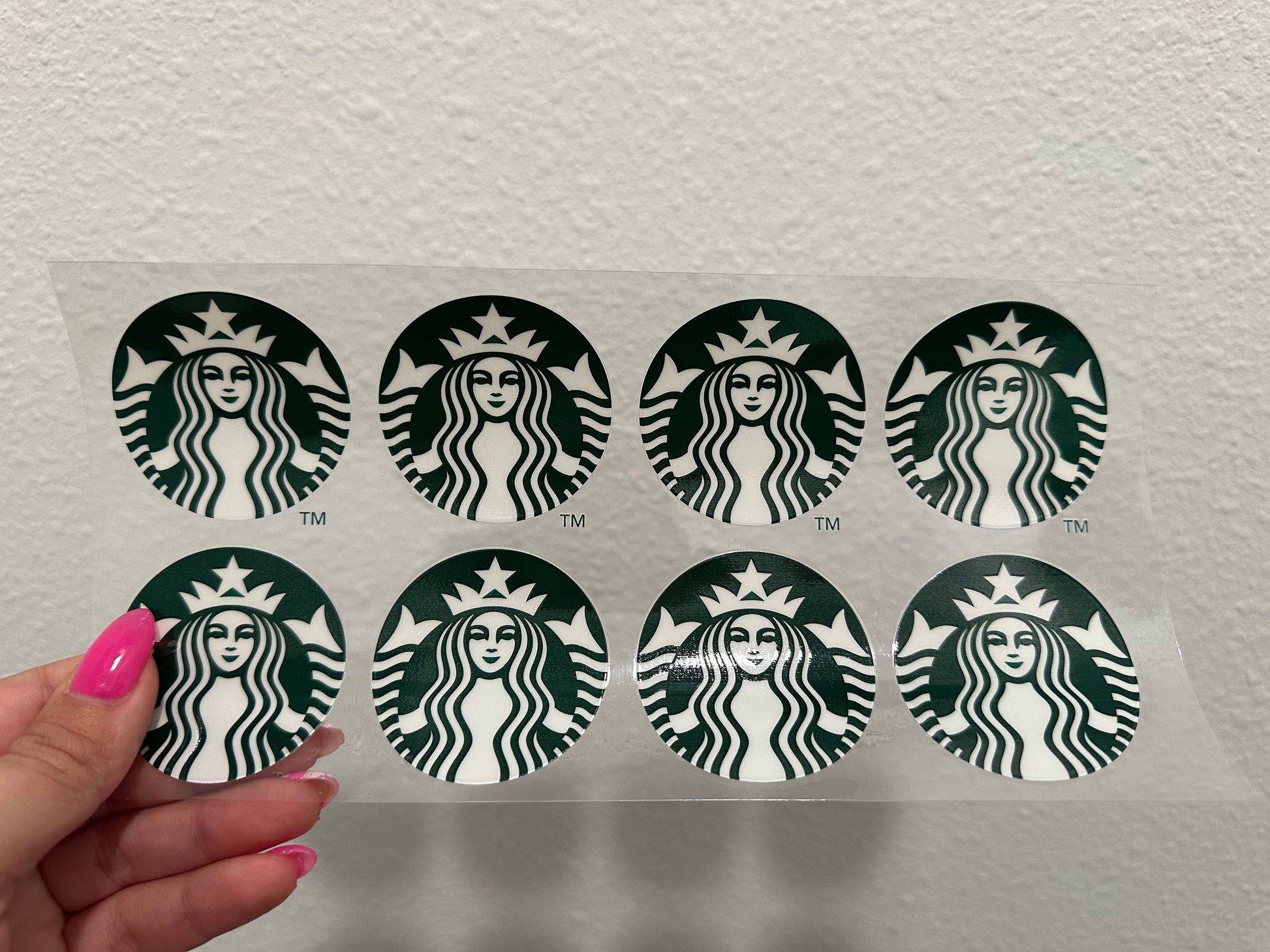 Starbs Logo 2x2 UV DTF Transfer/Sticker | No Heat Needed | Waterproof | Permanent Adhesive