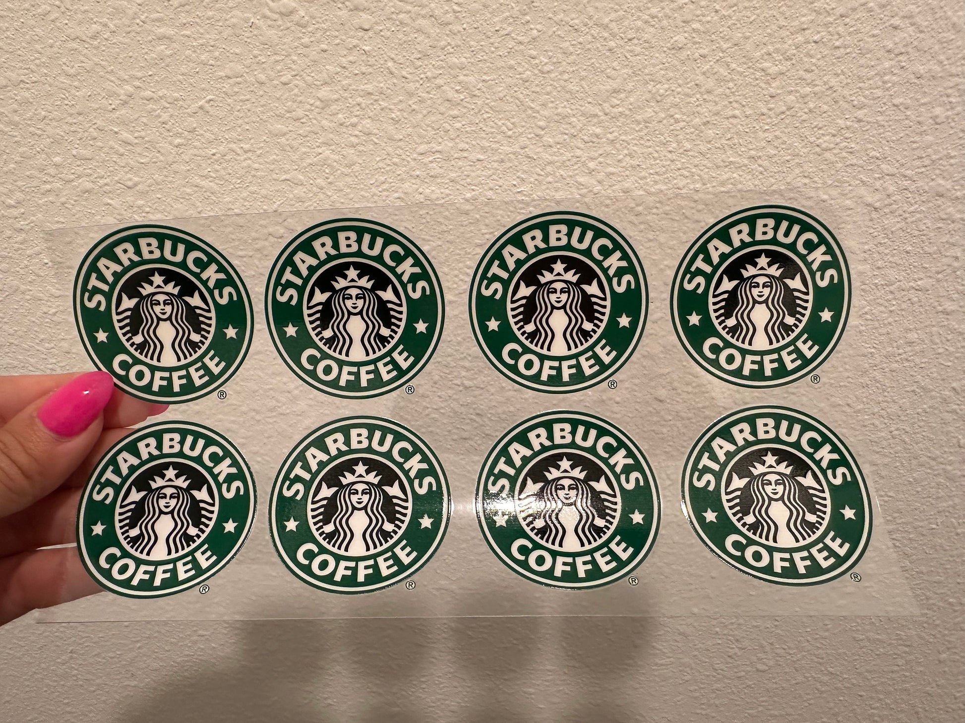 Starbs Logo 2x2 UV DTF Transfer/Sticker | No Heat Needed | Waterproof | Permanent Adhesive