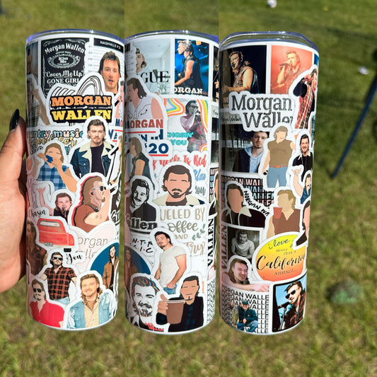 Morgan Wallen Fan Art 20 oz Tumbler